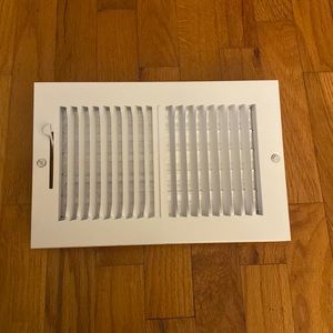 White in floor Air vent